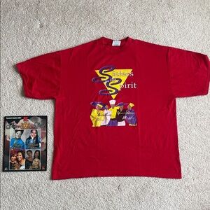 Jerzees “Sistas in the Spirit” Red Heavyweight Souvenir Shirt and Booklet